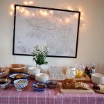 The buffet at Kilcullen House