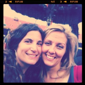 Dawn & I before the show. Dawn & I before the show.