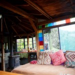The Rainbow House inside.